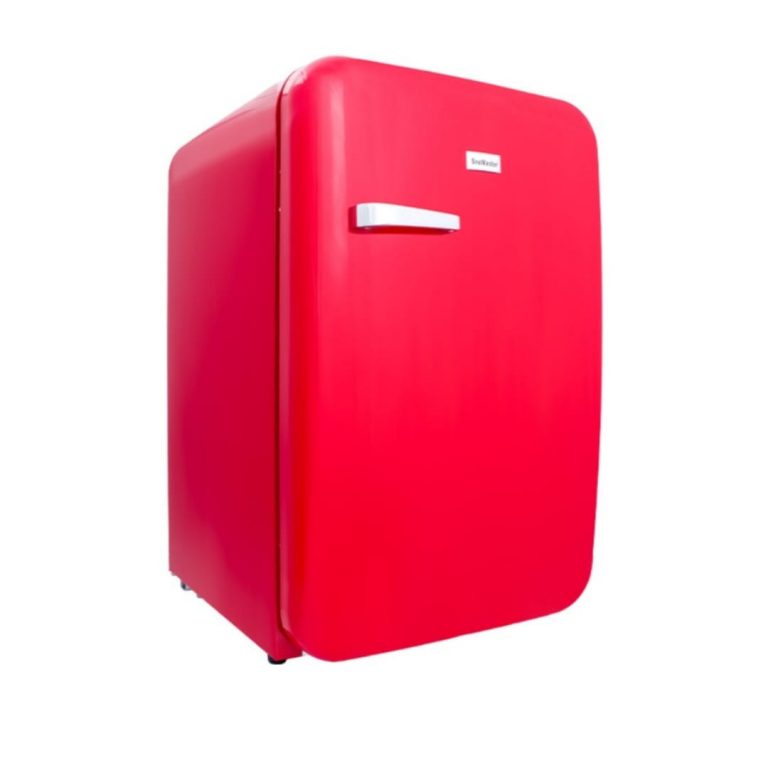 SnoMaster 115L Retro Red UnderCounter Beverage Cooler Solid door