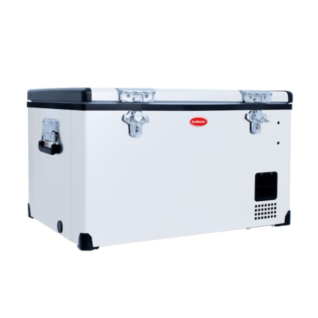 SnoMaster – 65L Low Profile Single Compartment Stainless Steel Fridge/Freezer AC/DC